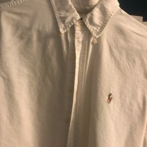 White Polo Button Up